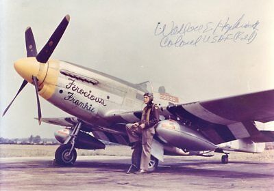 WALLACE-HOPKINS-WWII-Ace-Color-Photo-With-his