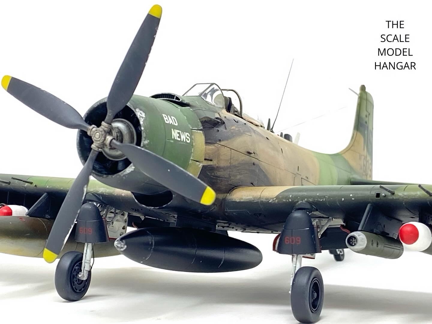 The USAF A-1H Skyraider – THE SCALE MODEL HANGAR